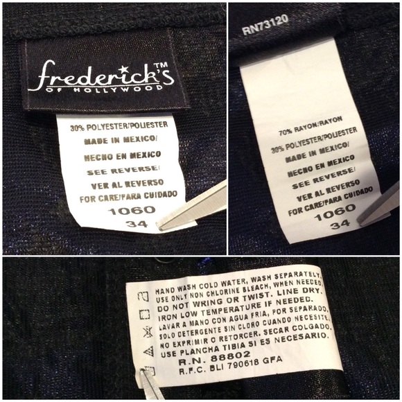 PLUS SIZE Frederick’s Hollywood Corset Black Blue - Picture 5 of 7